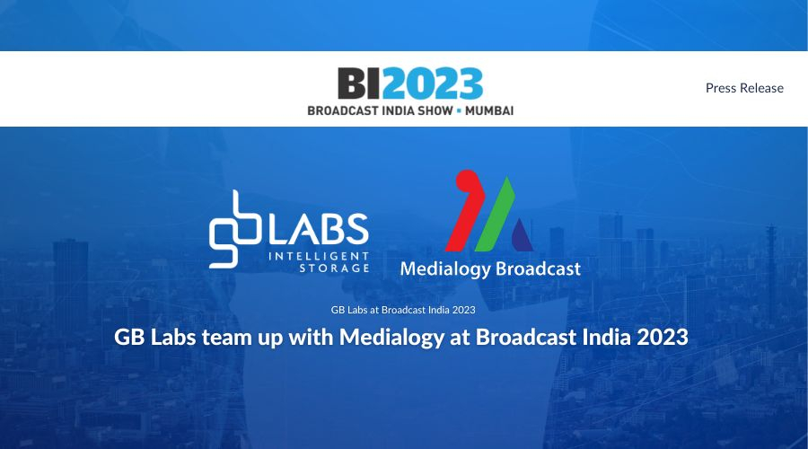 GB Labs team up with Medialogy at Broadcast India 2023